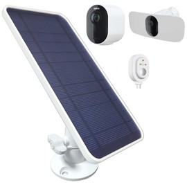 DIANMU Solar Panel Charger for Arlo Cameras-Compatible with Pro 4,Pro 3,Pro 5S 2K,Ultra,Ultra 2 Spotlight & Pro3 Floodlight-with 13FT Magnetic Cable,Adjustable Mount(Not for Pro/Pro2/Essential)-1 Pack