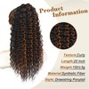 AISI BEAUTY Afro Kinky Curly Drawstring Ponytail Hair Extension for
