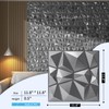Art3d 3D Diamond Design Paneling for Interior Decor, Living Room,