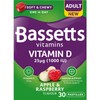 Bassetts Adult Vitamin D 25µg (1000 IU) Apple & Raspberry