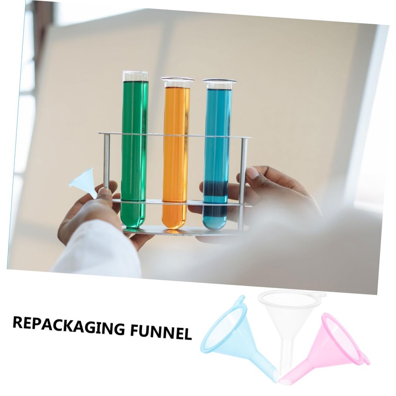 Baluue 90pcs Small Funnel Liquid Filling Funnels Tiny Funnels for