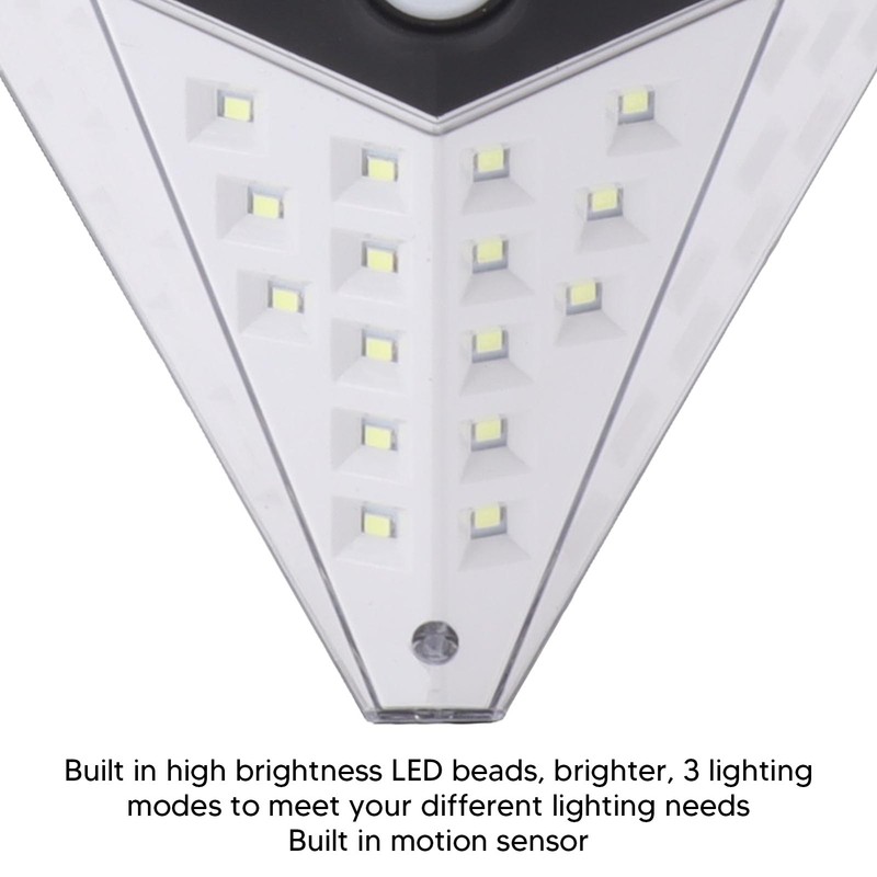 Outdoor Solar Light LED 3 Lighting Modes Motion Sensor IP65