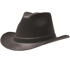 OccuNomix VCB200-06 Vulcan Cowboy Style Hard Hat with Ratchet Suspension, Black, One Size | OccuNomix