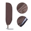 Waterproof Garden Umbrella Cover Protector Outdoor Patio Rain Covers 265*40CM(Coffee)