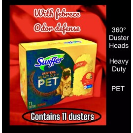 Swiffer 11ct Swiffer 360° Dusters Heavy Duty Pet Dusters Refills w Febreze Odor Defense
