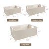 ANMINY 4PCS Storage Baskets for Organizing Collapsible Fabric Storage Bins