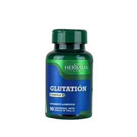 Glutation + Omega 3 de Herbalia Lab, para un Rendimiento Óptimo, 90 Cápsulas