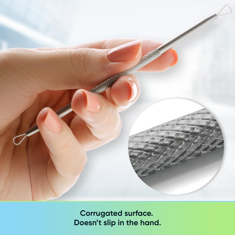 Ultimate Blackhead Removal Skincare Tools Set, Vidal Loops, Uno Spoon,