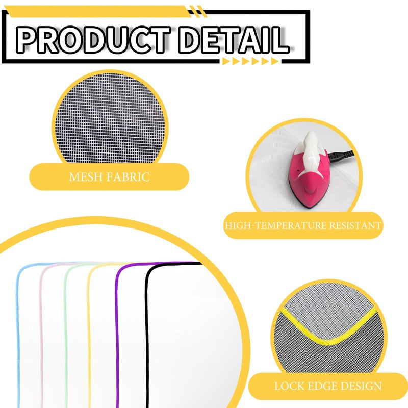 XIYING 6 Pcs Ironing Cloth, Pressing Cloth for Ironing Clothes
