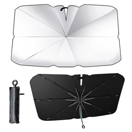 MEKOMEKO Mazda 6 Atenza Dedicated Sunshade, Front Sunshade, Folding Umbrella, Windshield Cover, Convenient Storage, Light Shield, Heat Insulation, Privacy Protection, UV Protection, Protection Against the Heat, Storage Pouch Included, 1P [Mazda 6 Atenza]