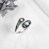 Spoon Rings for Women Sterling Silver Sun Moon and Star