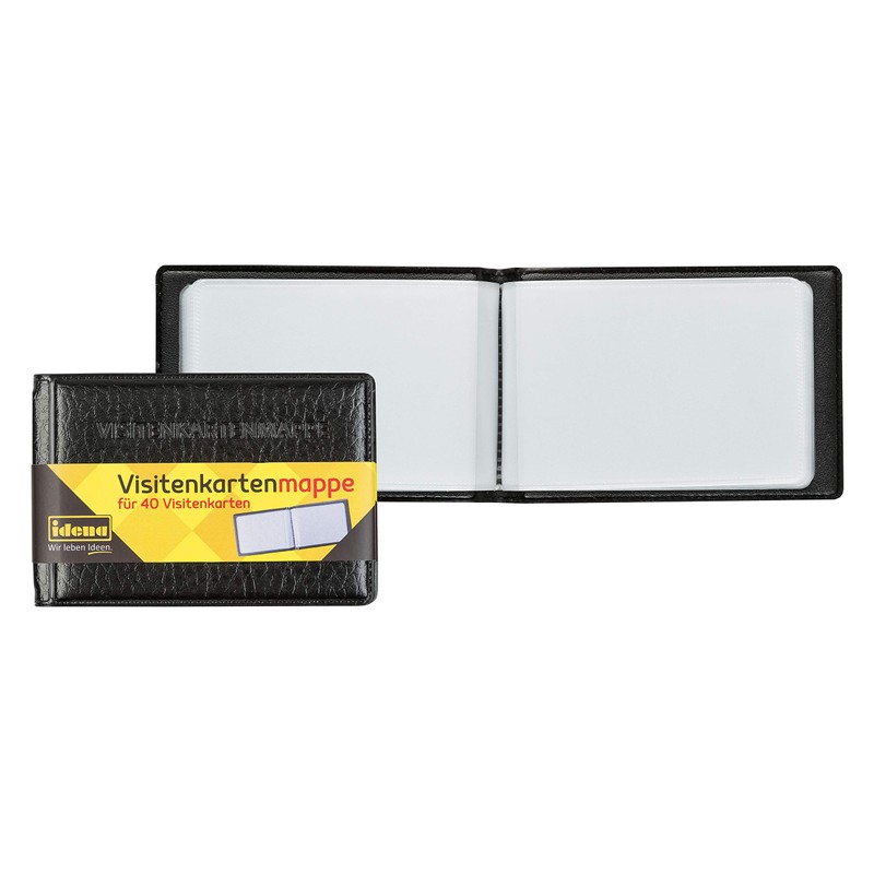 Idena 11339 Business Card Folder for 40 Cards 10 x