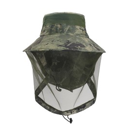 JJDreams Men's Fishing Hat with Neck Protection Camouflage Hat Head Net and Neck Protection Bush Hats Adjustable Hiking Hat Outdoor Sun Hat Bucket Hat Fishing Hat for Trekking Hiking Safari Beach