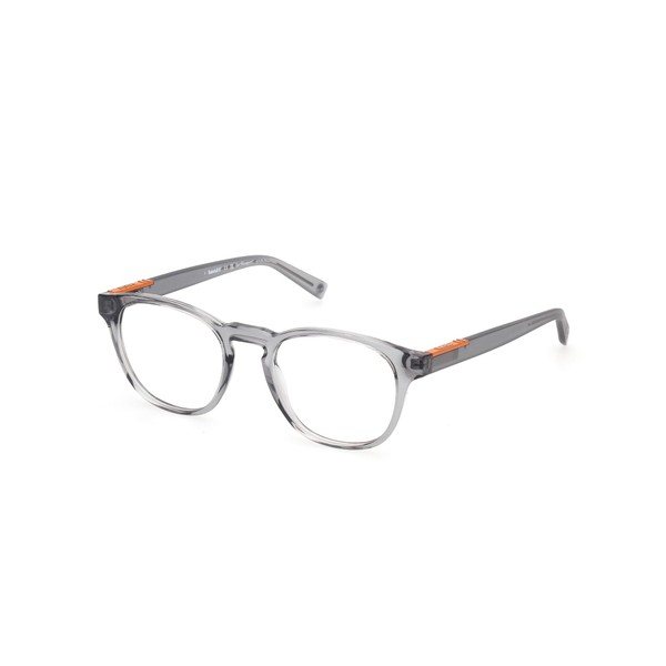 Timberland Men's Round Plastic Eyeglass Frame (Model TB50003) (Includes Glasses