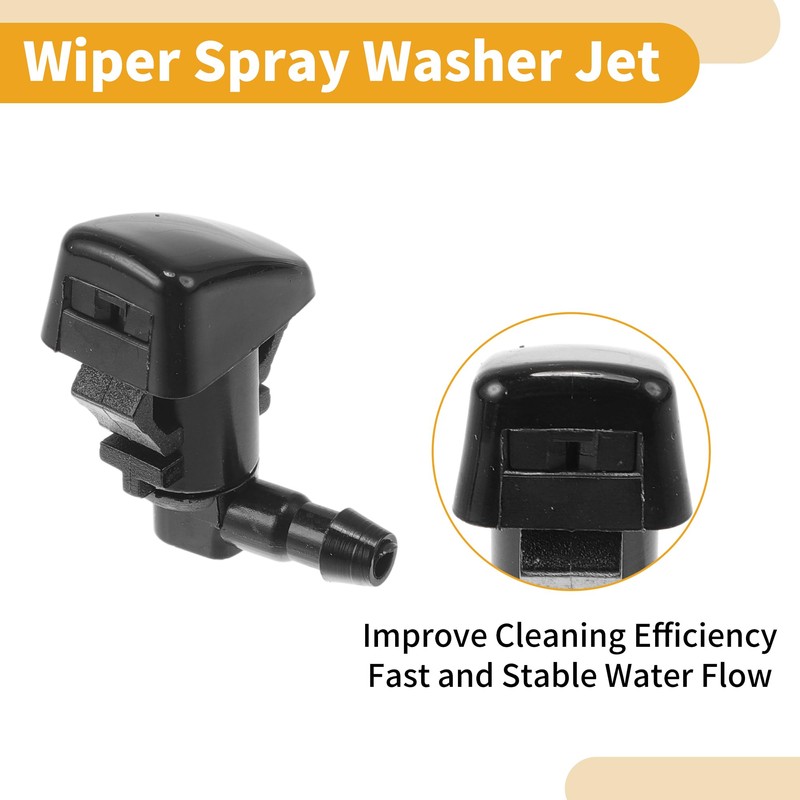INFINAUTO Windshield Washer Nozzle Kit for Ford Fusion 2008-2012 No.8E5Z17603A