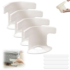 Pack of 4 Fitted Sheet Holders, Bed Sheet Holder, Fitted Sheet Holder with Closure Strips, Bed Sheet Holder Against Slipping, Bed Sheet Corner Lock for Bed Tubs, All Mattress Sizes, Bed Linen