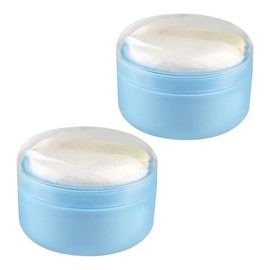 Aplicador de Talco para Cuerpo, Borla de Polvos para Niño de Algodón y Esponja, 3 Piezas, Blando y Portátil para Casa y Viaje                         