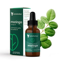 Extraherbos Kit 3 Aceites Faciales y Capilares de Moringa 30ml - Hidratación Profunda, Primer, Desmaquillante y Reducción de Líneas de Expresión