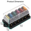 Greluma 1 Piece 12V/24V 6 Way Car Blade Fuse Box