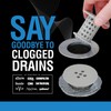 TubShroom the Revolutionary Tub Drain Protector Hair Catcher/Strainer/Snare, Gray (TSGRA454)