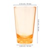 EgieMr Unbreakable Drinking Glasses, 5 Oz Plastic Tumblers Cups Set