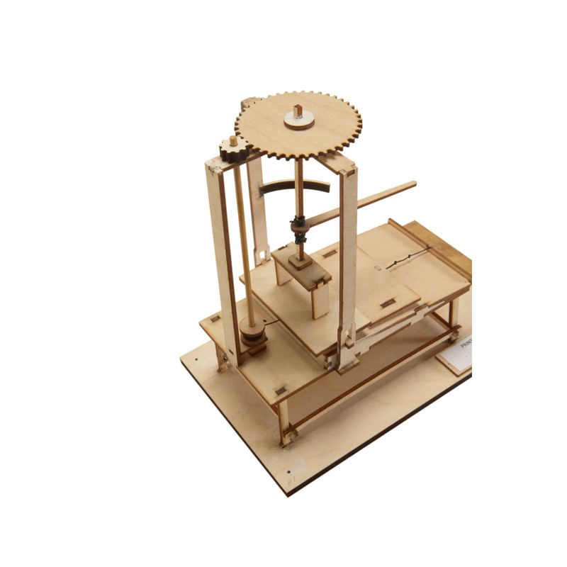 Revell Leonardo da Vinci Wooden Construction Kit 00507 - Printing