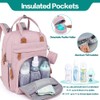 Diaper Bag Backpack, BabbleRoo Baby Nappy Changing Bags Multifunction Waterproof