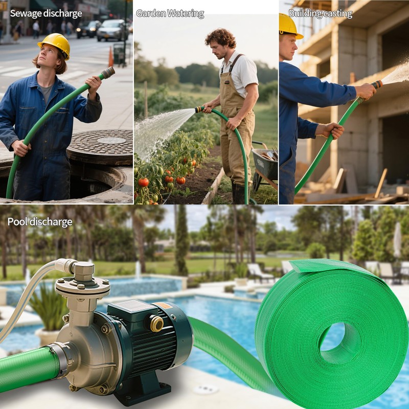 2" x 200' Pool Backwash Hose: Pool Drain Hose, Sump