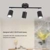 LED Track Light Kit 3 Heads 15.9in Arm 90 Degrees