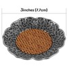 HannaFires 2PCS S925 Sterling Silver Hammered Rattan Coaster - Snack
