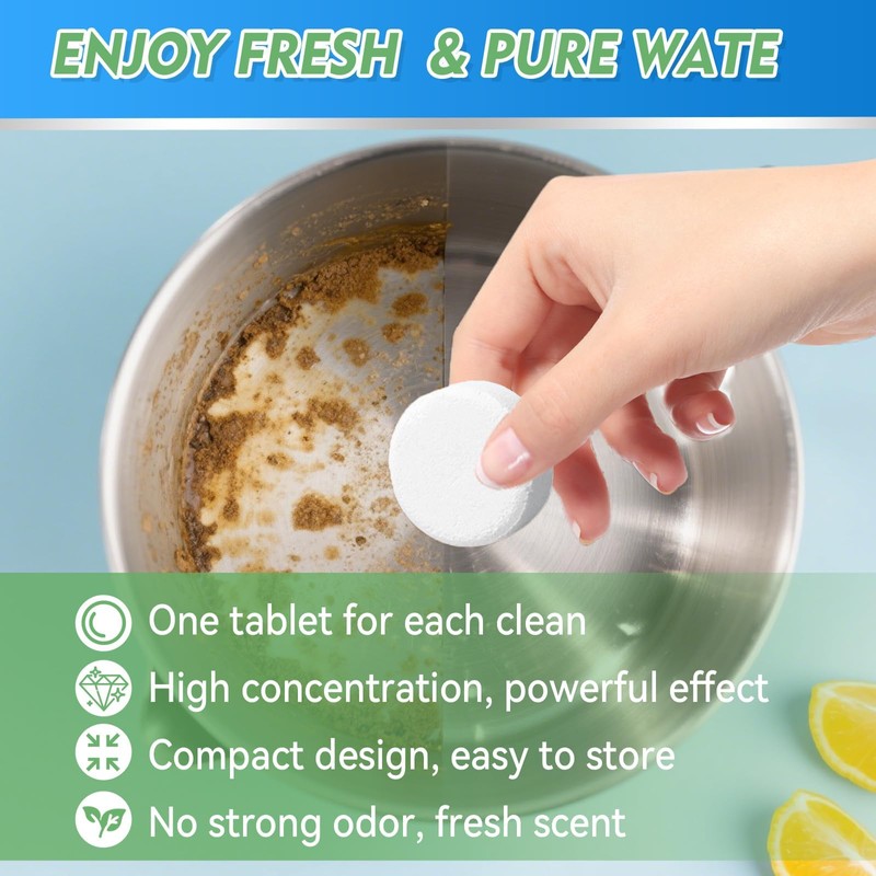 Kettle Descaler Tablet, Kettle Cleaner Remove Hard Water & Mineral
