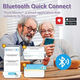 Phomemo Label Maker Thermal Phomemo D30 Bluetooth Wireless Mini Portable Label Printer