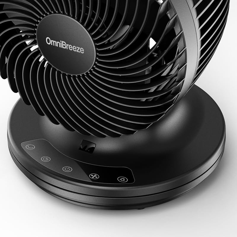 Generic Omnibreeze 6 inch Air Circulator Fan, Black, FC15-23TR
