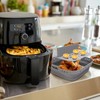 Square Air Fryer Silicone Baking Pan with Silicone Mat Air