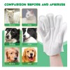 Toalla Guante Hipoalergenico Natural Limpieza Perros Y Gatos