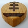 40YARDS American Football Bottle Opener Made of Bamboo & Steel