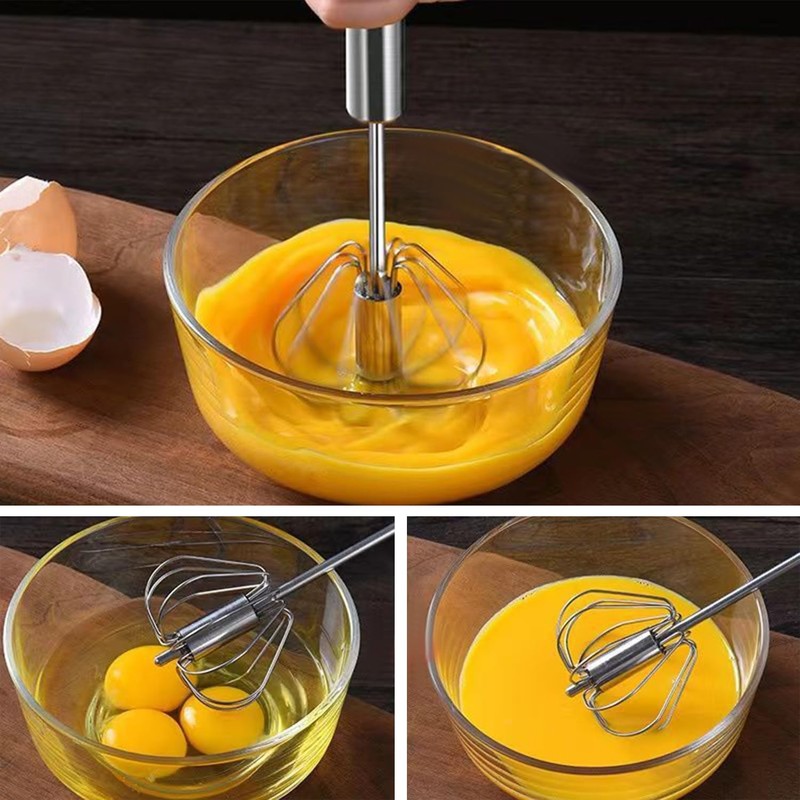 EHDWXVZM 2 Whisks, Hand Mixer, Rotary Mixer, Semi-Automatic Mixer, Kitchen