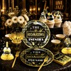 Yingoto Roaring 20s Party Decorations Tableware Set Serves 25 Guests