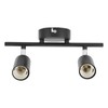 Flush Mount Ceiling Track Light Holder 2 Light Rotating Adjustable