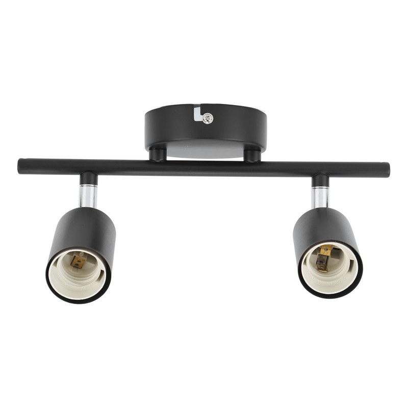 Flush Mount Ceiling Track Light Holder 2 Light Rotating Adjustable