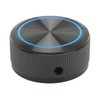 Guitar Knob Aluminum Black Plate Blue Line Professional 1/4in Axes