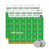 DURNERGY LR1130 Battery 100 Pack, AG10 Button Cell Batteries, 389