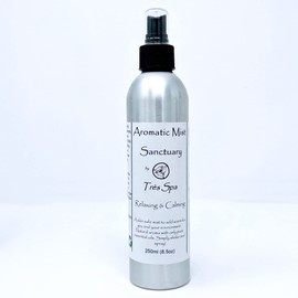 Aromatic Mist Sanctuary by Tres Spa - Relaxing & Calming - Lavender & Chamomile Essential Oils Versatile 100% Natural. Skin Safe Eco-Friendly & Alcohol Free (250ml)