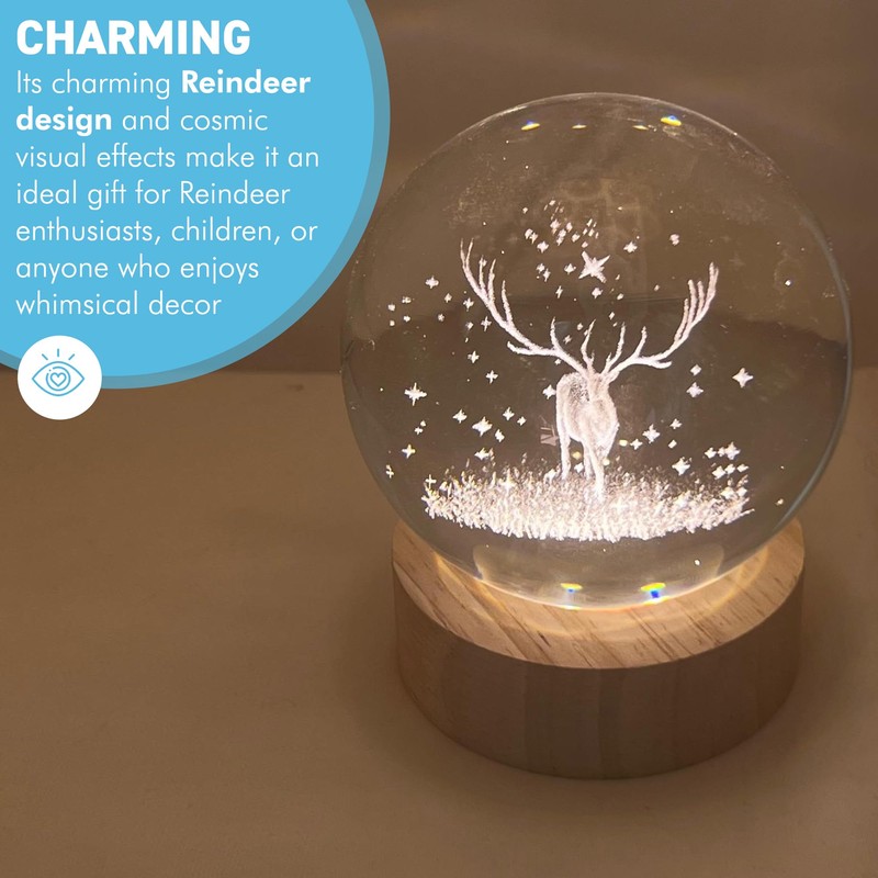 Thorness 3D Crystal Ball Night Light USB Lamp – Ludosphere