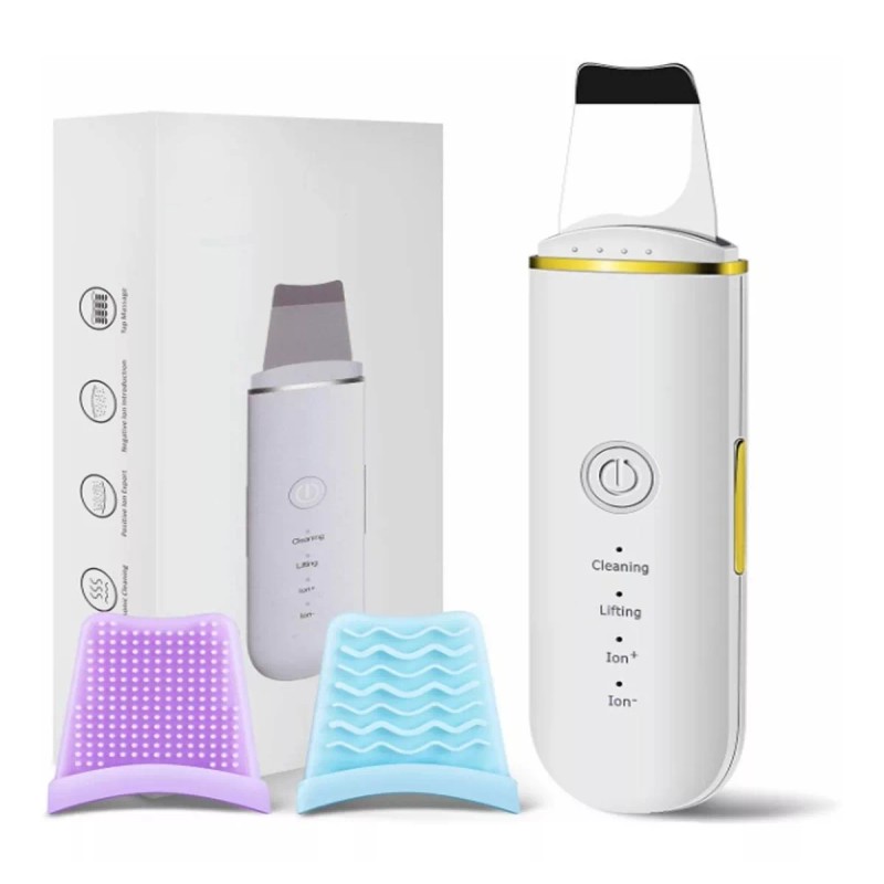 MYBEAUTY Limpiador Facial Peeling Ultrasónico Portatil Skin Scrubber