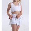 Pantalones cortos de mariposa para niñas 2 en 1 con