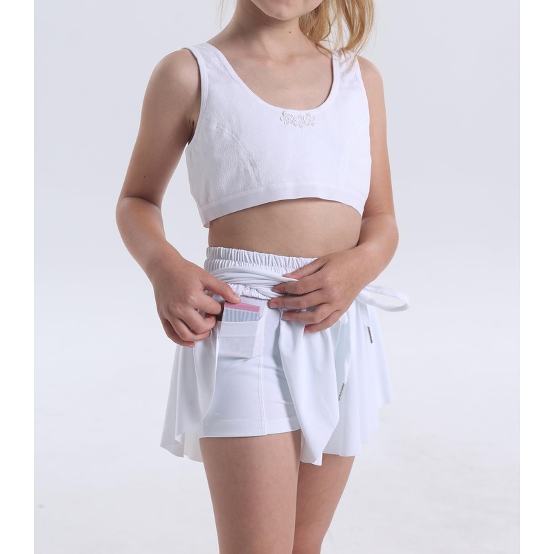 Pantalones cortos de mariposa para niñas 2 en 1 con