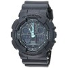 Casio Men's G-Shock Analog-Digital Watch GA-100C-8ACR, Grey/Neon Blue