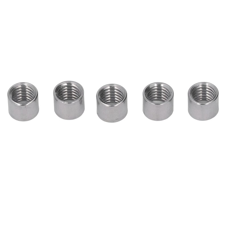 50Pcs M8 Female Thread Coupling Nut Rugged Stainless Steel Maintenance