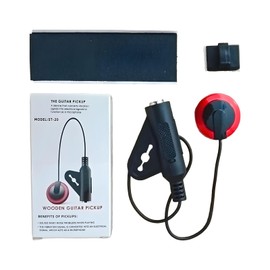 Guitar Pickups, Electric Pickup for Acoustic Guitar, Violin Bass Banjo Strings Instruments Sound Tuner for Recording Studio Practice Players Beginner Travel